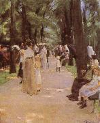 Max Liebermann The Parrot walk oil on canvas